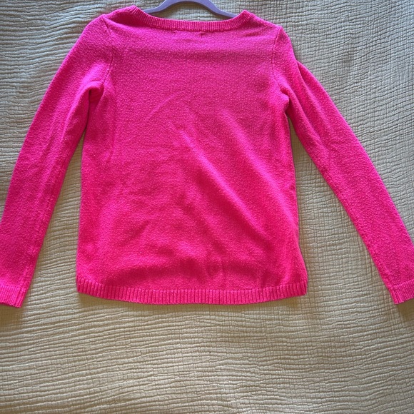 Abercrombie & Fitch Vibrant Pink Crew Neck Sweater - Picture 2 of 4